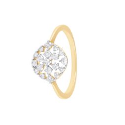 Celestial Brilliance Yellow Gold And Diamond Ring