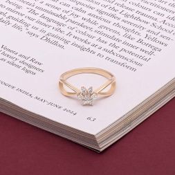 Star Spangled Diamond Finger Ring