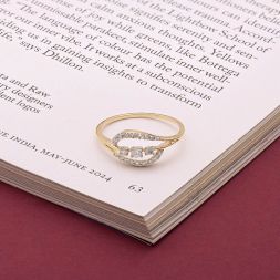 Casual 14Kt Yellow Gold Finger Ring