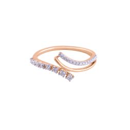 Classy 14Kt Rose Gold Finger Ring