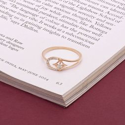 Versatile Rose Gold and Diamond Finger Ring