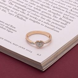 Stunning Heart Shaped Diamond Finger Ring