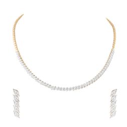 Glamorous Diamond Necklace Set