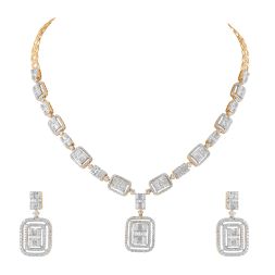 Mesmerising Diamond Jewellery Set