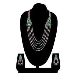 Shimmering Opulence Diamond Necklace Set