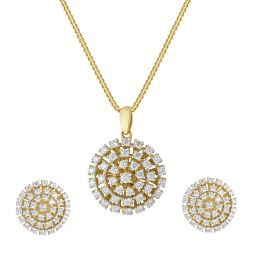 Celestial Charm Diamond Pendant Set