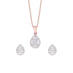 Majestic Glow Diamond Pendant Set