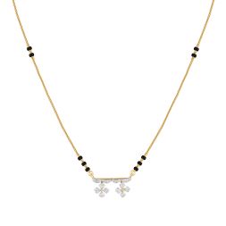 Mystic Floral Diamond Mangalsutra