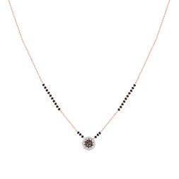 Delicate Floral Diamond Mangalsutra