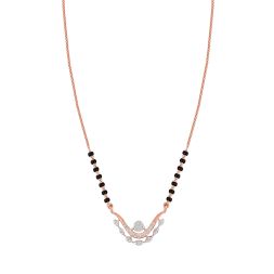 Radiant Rose Gold and Diamond Mangalsutra