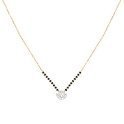 Urbane Diamond and Yellow Gold Mangalsutra