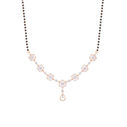 Nature Inspired Diamond Mangalsutra