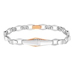 Gleaming Diamond Chainlinked Men's Bracelet