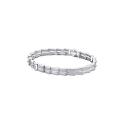 Solid Men's Platinum Bracelet