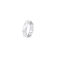 Solid Men's Platinum Ring