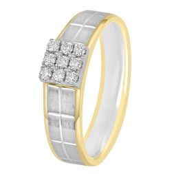 Attractive Diamond Men's Finger Ring