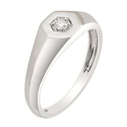 Platinum and Diamond Ring for Men