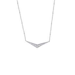 Chevron Design 950Pt Platinum Necklace