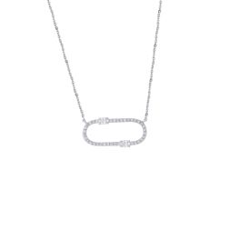 Stylish Diamond and Platinum Necklace