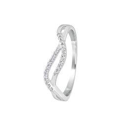 Swirls In Platinum Diamond Ring