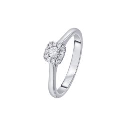 Breathtaking Diamond Halo Finger Ring