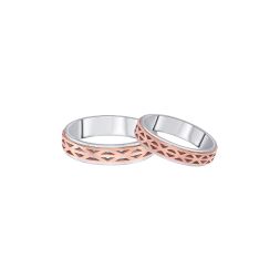 Patterned Dual Toned Couple Bands