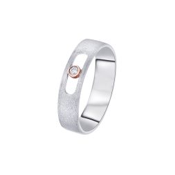 Glossy Single Diamond Men's Band