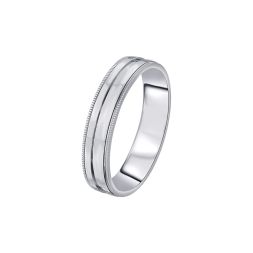 Simple Platinum Ring for Men