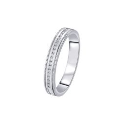 Simple Platinum Ring for Women