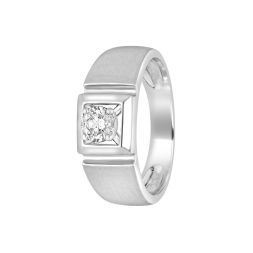 Luxurious Men's Solitaire Finger Ring