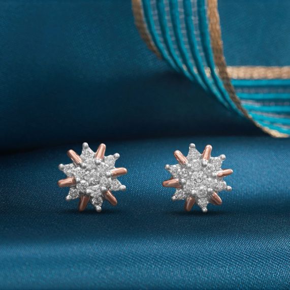 Diamond cluster studs online