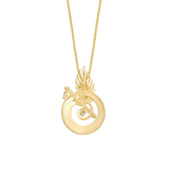 Buy Eternal Krishna Yellow Gold Pendant SMA15004 D300R0B Online at ORRA