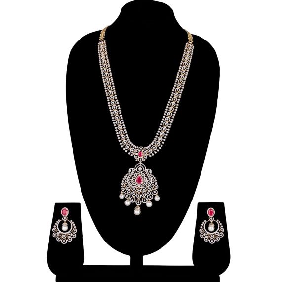 American diamond hot sale haram set