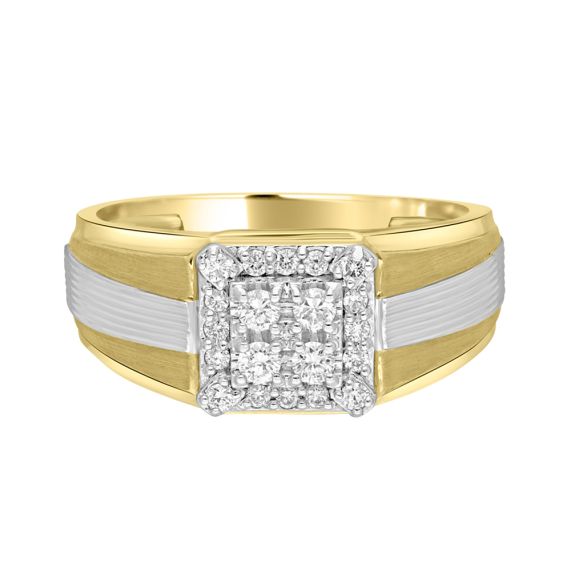 Men's Right Hand Ring Modern 1.10 Round Brilliant Cut Diamonds - Filigree  Jewelers
