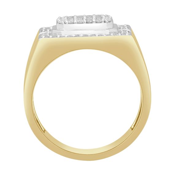 White Gold Heavy Solitaire Diamond Ring - Turgeon Raine