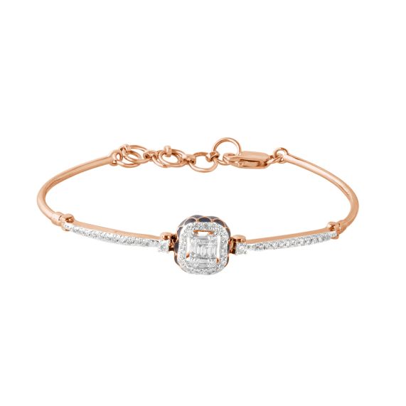 Joker & Witch Nora Silver Pink Tennis Bracelet (Pink) At Nykaa, Best Beauty Products Online
