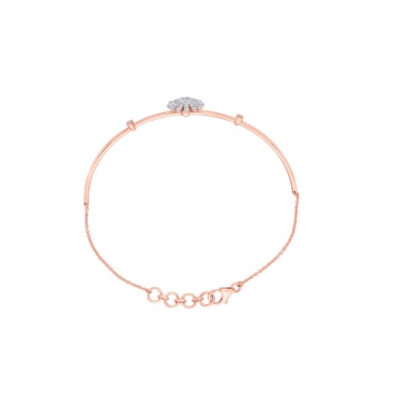 Buy Delicate Bracelet in 18KT Rose Gold Online | ORRA