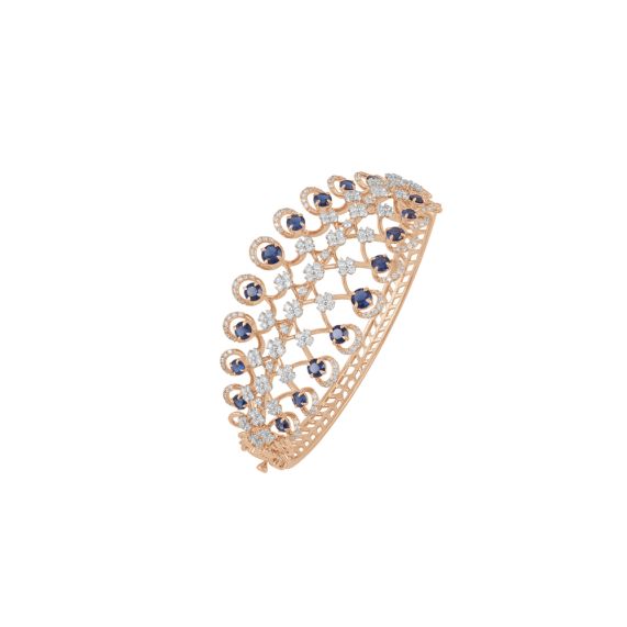 Buy Embellished Diamond Bangle Online | ORRA