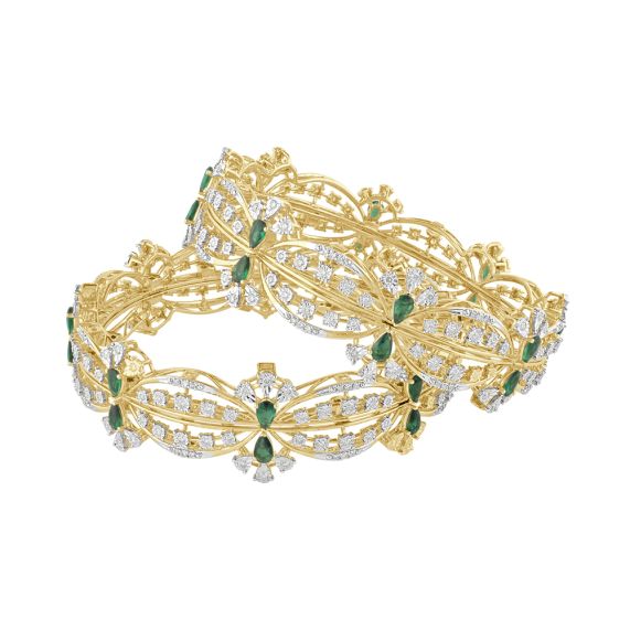 Eleon Diamond Bangle Bracelet – DIVAA by ORRA