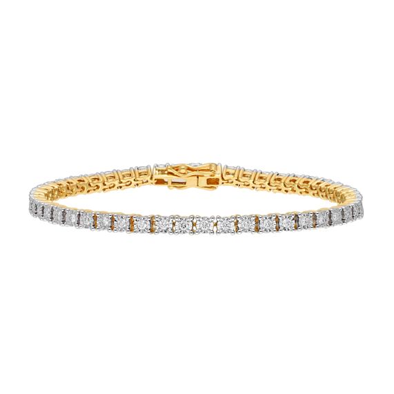 Buy Dazzling Platinum Bracelet for Men Online | ORRA