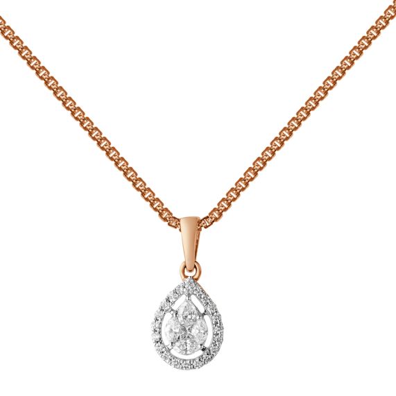 1 CT. Certified Pear-Shaped Lab-Created Diamond Solitaire Pendant in 14K  White Gold (F/SI2) | Zales