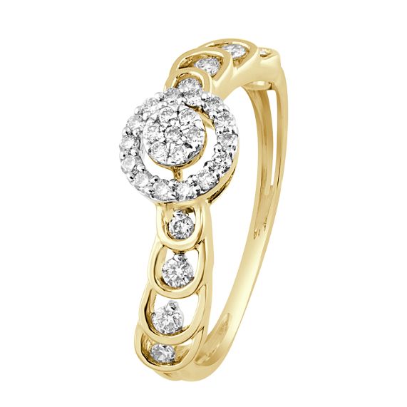 Manufacturer of 18kt rose gold flower design real diamond ring | Jewelxy -  55561