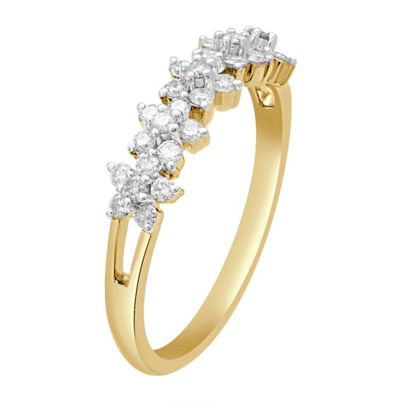 1-Carat Solitaire Diamond Designer Yellow Gold Solitaire Ring JL AU G