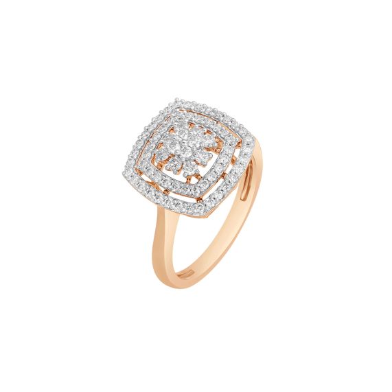 Buy Gold Design Ruby Stone Adjustable Finger Ring Design for Girls