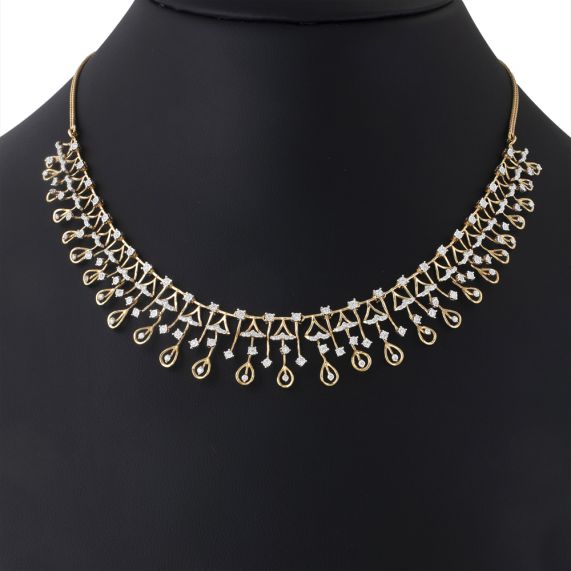Buy AYESHA Rhinestone Studded Pendant & Metallic Heart Pendants Rose Gold-Toned  Layered Necklace | Shoppers Stop