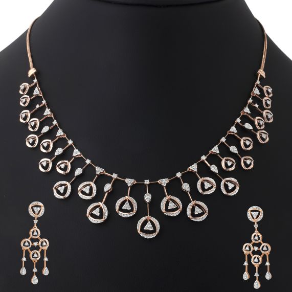 Multi-Diamond Center Pear-Shaped Necklace & Earrings Gift Set 1 ct tw 10K  White Gold | Kay