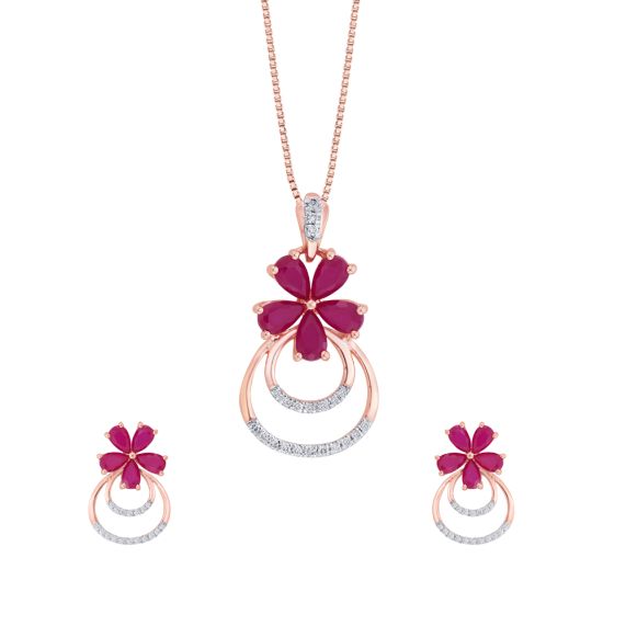 Orra diamond 2024 pendant set