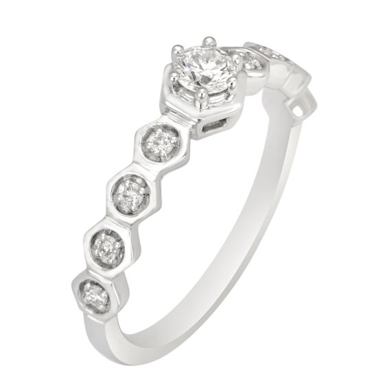 Diamond studded deals platinum ring