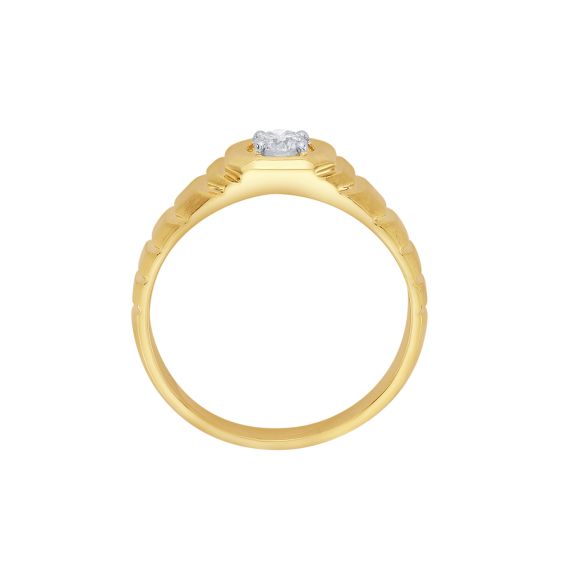 Showroom of 22k 916 simple design daily wear gold ring for men's | Jewelxy  - 238515