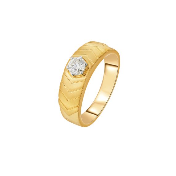 Beautiful Shanku Chakra Gold Plated Finger Ring - Mata Payals Exclusive  Silver Jewellery